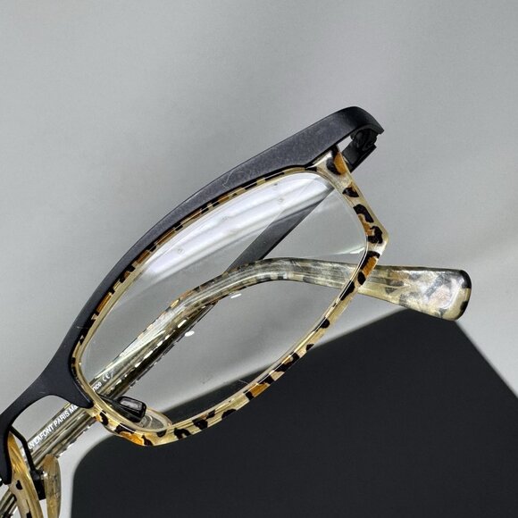 Jean Lafont Eyeglasses Rococo 017 black Leopard Signature Print  50 [] 20-140 - Picture 14 of 16